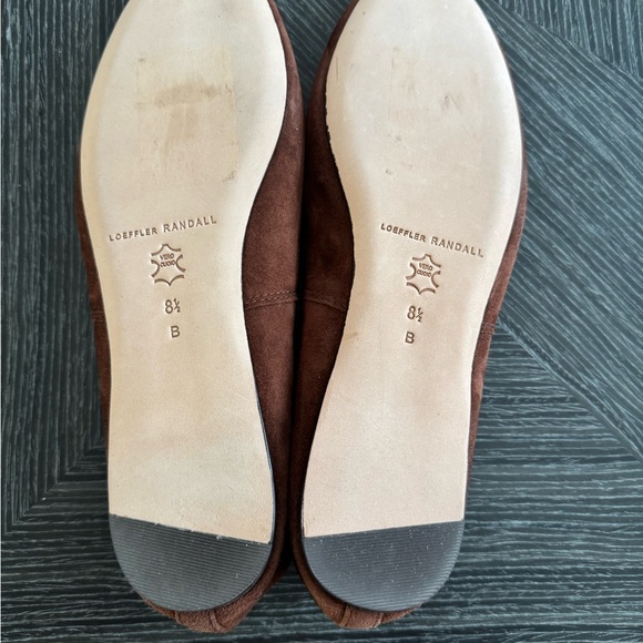 Loeffler Randall Brown Suede Ballet Flats - Picture 5 of 7